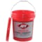 American Forge & Foundry 5 Gallon Plastic Bucket, 12 In H, Red, Plastic AFFBUCKET - alternate 1